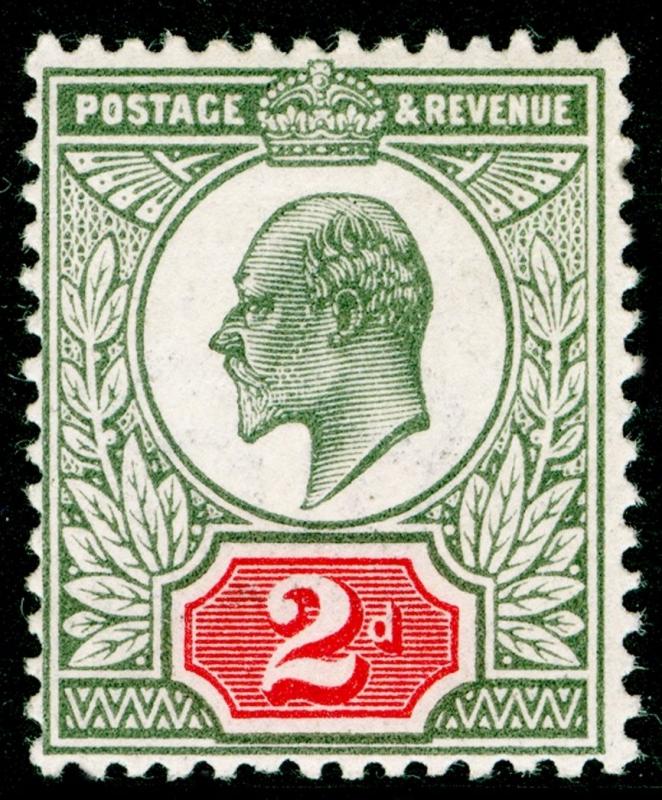 SG292, 2d grey-green & bright carmine, VLH MINT. Cat £28.