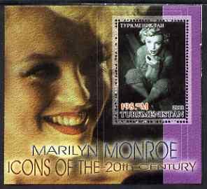 Turkmenistan 2001 Icons of the 20th Century - Marilyn Mon...