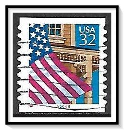 US #2915A Flag Over Porch PNC Pl#99999 Used