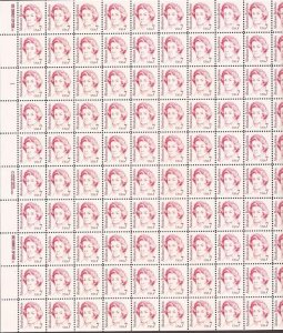 US Stamp - 1985 7c Patriot Abraham Baldwin - 100 Stamp Sheet - Scott #1850