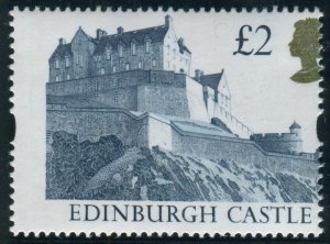 Sg 1613 var £2 Castle MIS-PERF.  A superb unmounted mint example