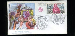 162637 France 1970 Ships RICHELIEU Cardinal FDC Cover