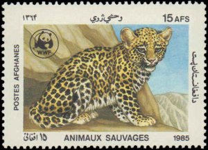 Afghanistan #1172-1175, Complete Set(4), 1985, World Wildlife Fund, Animals, ...