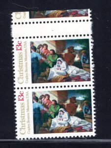 1701 MNH Christmas Nativity,  gutter snipe - see scan