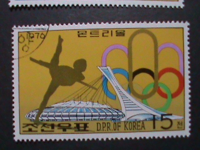 ​KOREA-1976- 21ST OLYMPIC GAMES-MONTREAL CTO LARGE JUMBO STAMPS VERY FINE