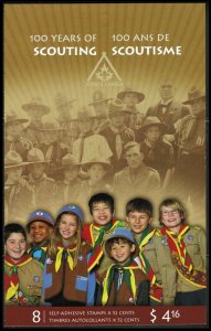 CANADA SC#2225a 100 YEARS SCOUTS CANADA (2007) OFFICIAL Booklet