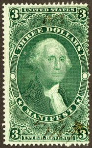 US Stamps # R76c Used Revenue Fresh Scott Value $55.00