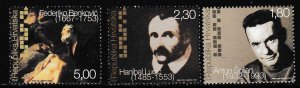 Croatia 2003 Scott 520-22  Famous People Complete VF/NH