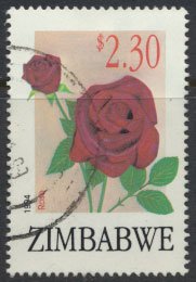 Zimbabwe SG 881  SC# 713  Used  Export Flowers   see detail and scan