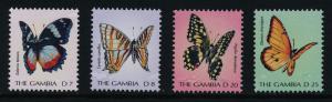 Gambia 2436-9 MNH Butterflies