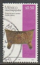 MEXICO 2488b, 50¢ HANDCRAFTS 2007 ISSUE. USED. F-VF. (1373)