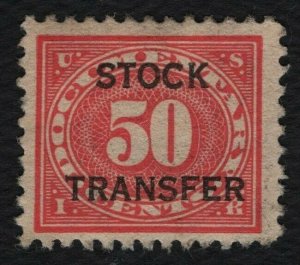 #RD9 50c Stock Transfer, Used [51] **ANY 5=FREE SHIPPING**