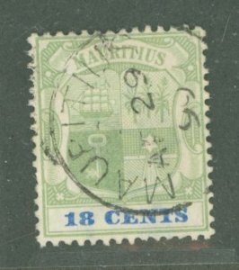 Mauritius #109 Used Single