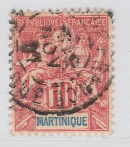 French Colony Martinique 1892-1906 10c Used A18P62F899