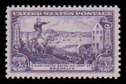 PCBstamps   US #1003 3c Battle of Brooklyn, MNH, (23)