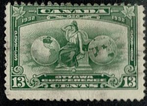 Canada #194 13c Ottawa used
