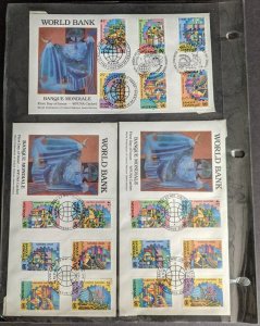 EDW1949SELL : U.N. Specialized collection of 1988-1991 mainly FDC issues.