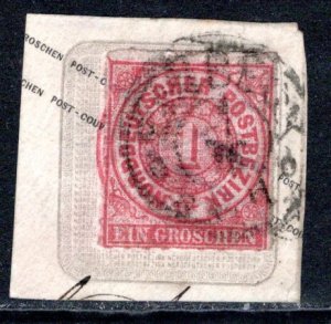 German States North German Confederation Scott # 4, used, opp