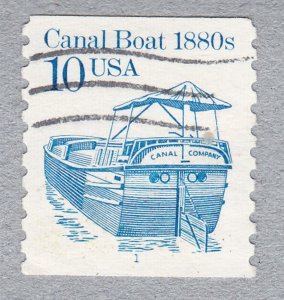 Used PNC1 10c Canal Boat 1 Overall Tag US 2257a