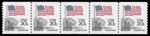 PCBstamps  US #1895 PNC5 $1.20(5x20c)Flag over Supreme Court, #14, MNH, (2)