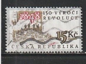 1998 Czech Rep - Sc 3053 - used VF - 1 single - Revolt of 1848