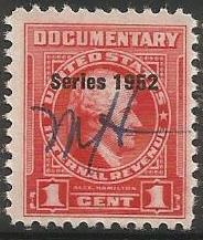U.S. Scott #R586 Documentary Stamp - Used Single