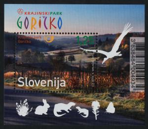 Slovenia 947 (MI965) MNH Goricko Regional Park, Birds, Animals