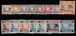 SUDAN SG81/95 1941 DEFINITIVE SET MTD MINT