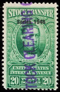 U.S. REV. DATED GREENS RD225  Used (ID # 118055)