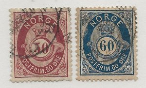 Norway 30 &31. Used.