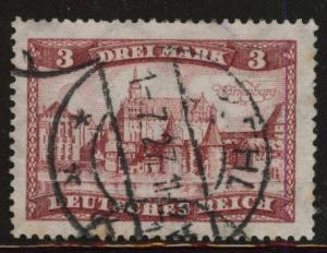 Germany Scott 339 Used 1924 key stamp margin tear CV$5.25