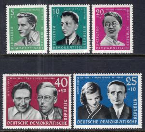 Germany DDR B79-B83 MNH VF