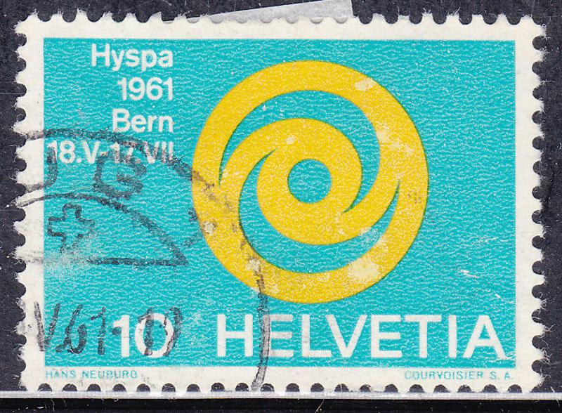 Switzerland 403 USED 1961 HYSPA Logo
