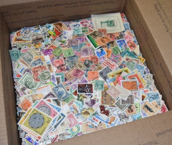 Doyle's_Stamps: Box Lot of Miscellaneous 19th/20th Century Covers & Used Stamps