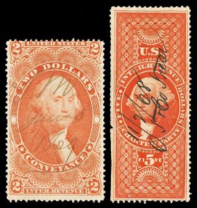 Scott R81c, R88c $2.00-$5.00 Revenues Used Fine Cat $14