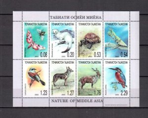 2003 Tajikistan animals turtles moth birds etc klb MNH 006