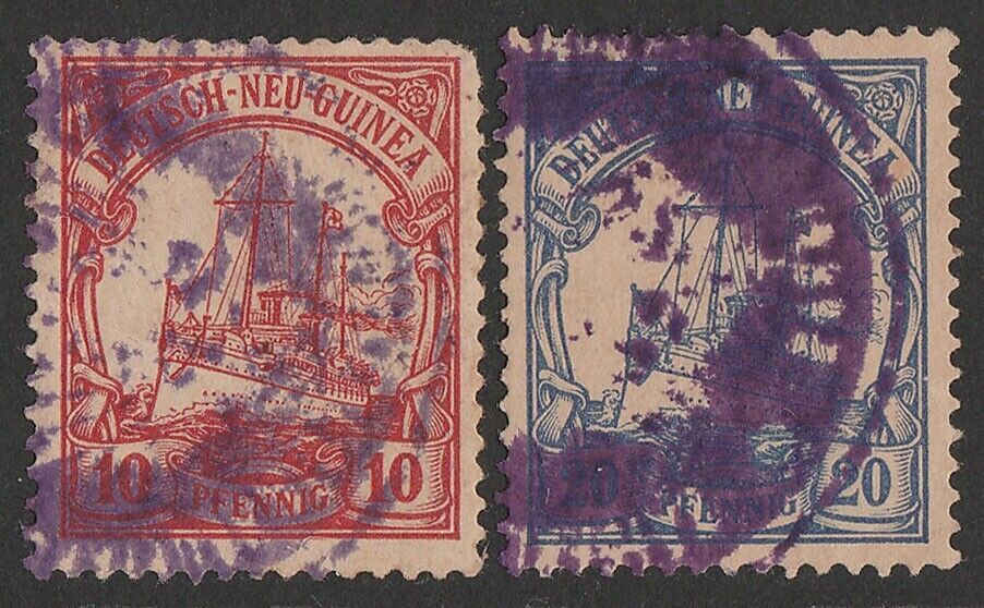 NEW GUINEA - GERMAN Postmarks 'Rabaul' PO 'Eagle' Official negative ...