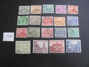 GERMANY BERLIN 1949 USED  9N42-60 SET XF $37 (123)