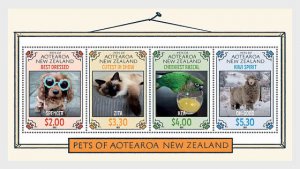 2023 New Zealand Pets MS4 (Scott NA) MNH