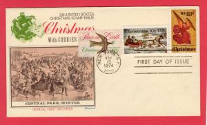 #1550-52 Christmas Combo Cover- Fleetwood  Cachet