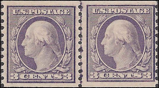 493 Mint,OG,NH... Line Pair... SCV $230.00