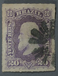 Brazil #69 Used VF/XF Good Color Fancy Geometric Cancel