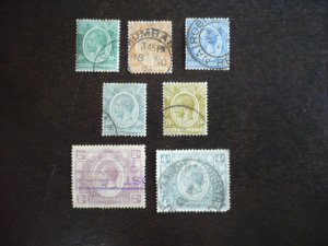 Stamps - Kenya Uganda Tanganyika - Scott#21,25-33 - Used Part Set of 7 Stamps