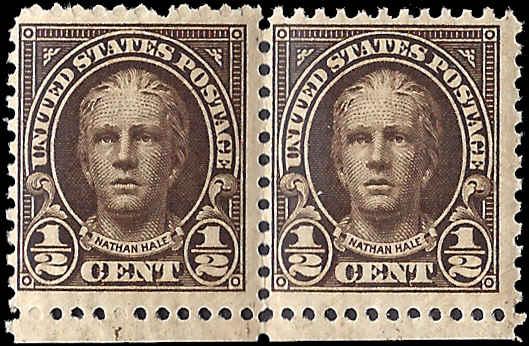 653 Mint,OG,NH... Pair... SCV $0.70