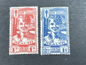 NEW ZEALAND # B3-B4--MINT/HINGED---SEMI-POSTAL---1931
