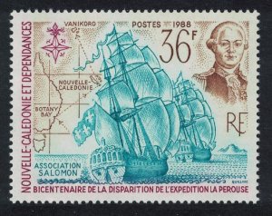 New Caledonia Disappearance of La Perouse's Expedition 1988 MNH SG#823