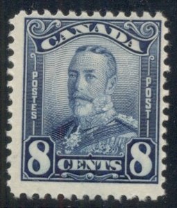 CANADA #154, 8¢ blue, og, NH, F/VF, Scott $32.50