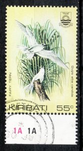 Rare : 1985 Kiribati Sc #396a - 55¢ Fairy Tern - Used bird stamp Cv$17