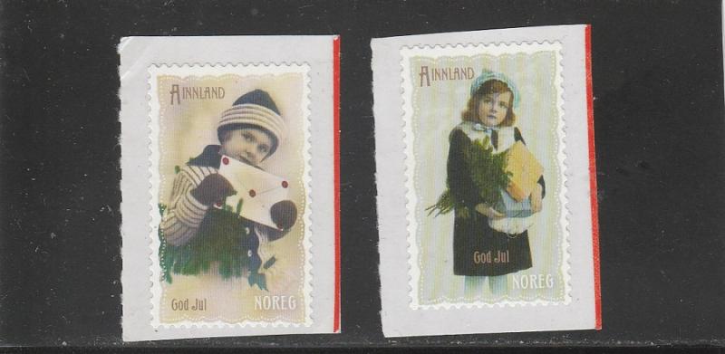 Norway  Scott#  1662-3  MNH  (2011 Christmas)