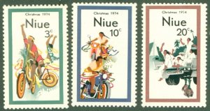 NIUE 171-3 MH BIN $1.00